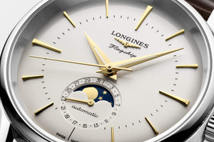 LONGINES 浪琴旗艦系列復刻月相機械腕錶 38.5mm L48154782