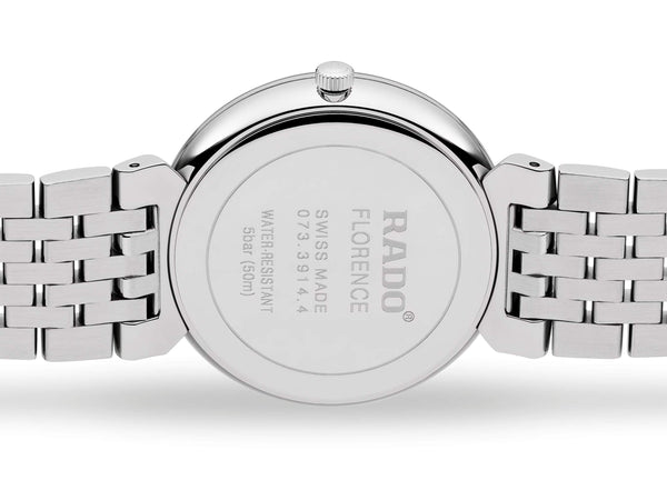 RADO 雷達錶 Florence Classic 佛羅倫斯經典系列鑽面石英腕錶 38mm R48912713