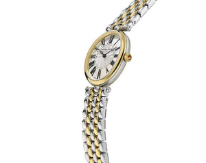 Frederique Constant 康斯登 Classics系列藝術羅馬橢圓型PVD黃金石英女錶 30x25mm FC-200MPW2V23B