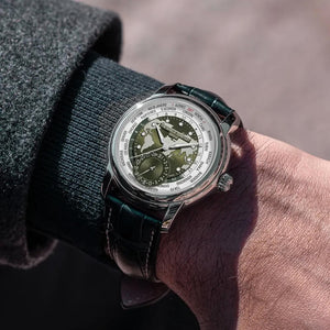 Frederique Constant 康斯登 Manufacture 自製機芯世界時區腕錶 42mm FC-718KWM4H6