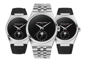 Frederique Constant 康斯登 HIGHLIFE Time+Tides黑色縞瑪瑙月相聯名機械腕錶 39mm FC-716ONB3NH6B