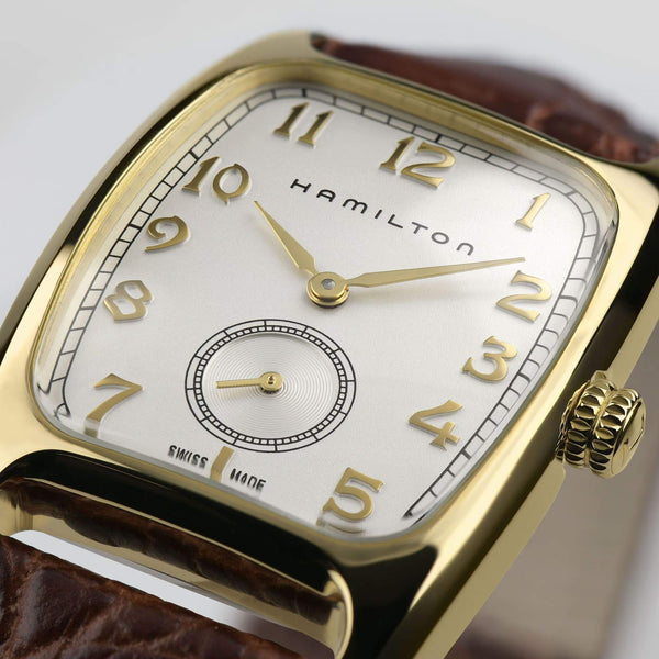 Hamilton 漢米爾頓美國經典系列 BOULTON 印第安那瓊斯石英腕錶 27mm x 31.6mm H13431553