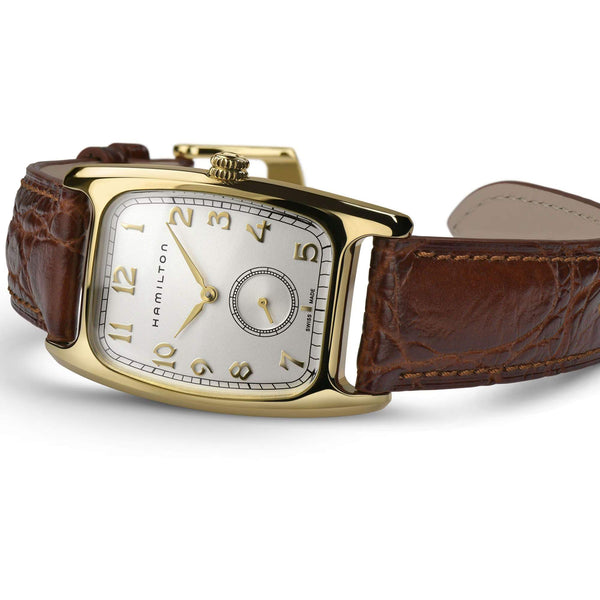 Hamilton 漢米爾頓美國經典系列 BOULTON 印第安那瓊斯石英腕錶 27mm x 31.6mm H13431553
