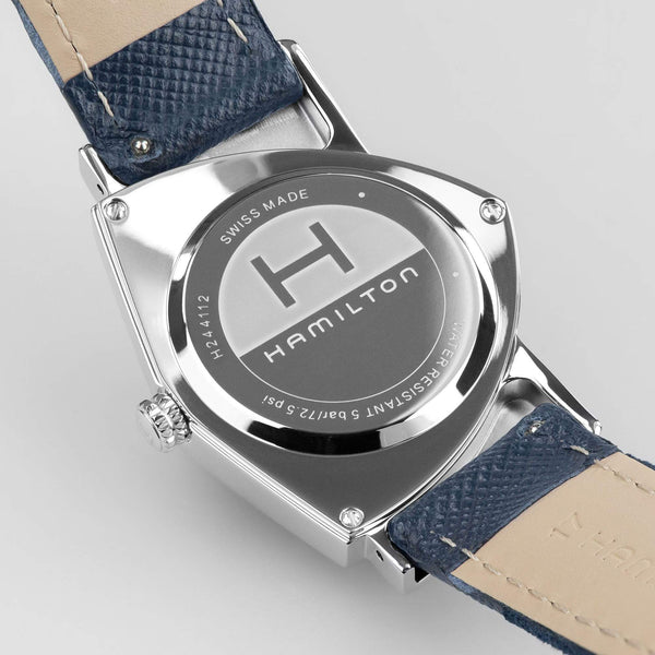 Hamilton 漢米爾頓 Ventura 探險系列時尚貓王 Blue 石英腕錶 H24411942
