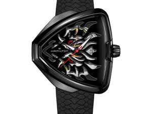 Hamilton 漢米爾頓 Ventura 探險系列 Elvis80 龍年鏤空腕錶 H24535332 - 新萬國鐘錶