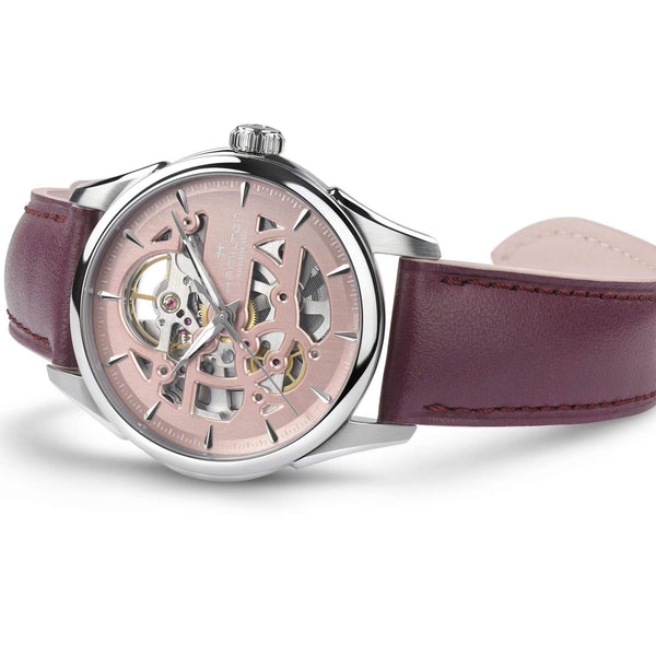 HAMILTON 漢米爾頓 JAZZMASTER 爵士系列鏤空自動機械腕錶 36mm H32265870