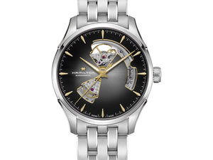 HAMILTON 漢米爾頓 JAZZMASTER 爵士系列 OPEN HEART 80小時自動腕錶 40mm H32675181