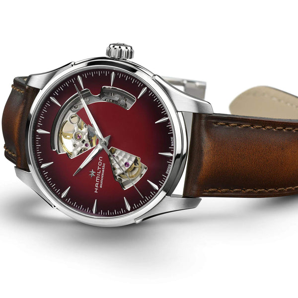Hamilton 漢米爾頓 Jazzmaster 爵士系列鏤空機械腕錶 40mm H32675570