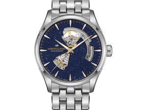 HAMILTON 漢米爾頓 JAZZMASTER 爵士系列 OPEN HEART 80小時自動腕錶 42mm H32705140 - 新萬國鐘錶