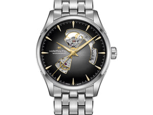 HAMILTON 漢米爾頓 JAZZMASTER 爵士系列 OPEN HEART 80小時自動腕錶 42mm H32705180