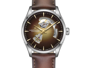 HAMILTON 漢米爾頓 JAZZMASTER 爵士系列 OPEN HEART 80小時自動腕錶 42mm H32705501