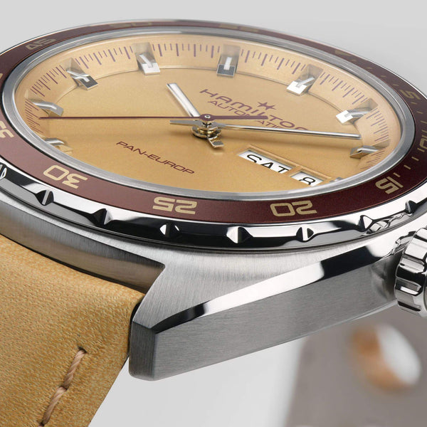 Hamilton 漢米爾頓美國經典系列 PAN EUROP 星期日曆機械腕錶 H35435820