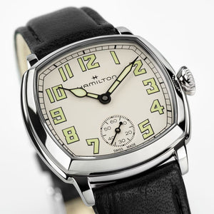 Hamilton 漢米爾頓美國經典系列 Cushion Mechanical 小秒針手上鍊機芯 30mm H36109720
