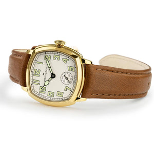 Hamilton 漢米爾頓美國經典系列 Cushion Mechanical 黃金色PVD小秒針手上鍊機芯 30mm H36119520