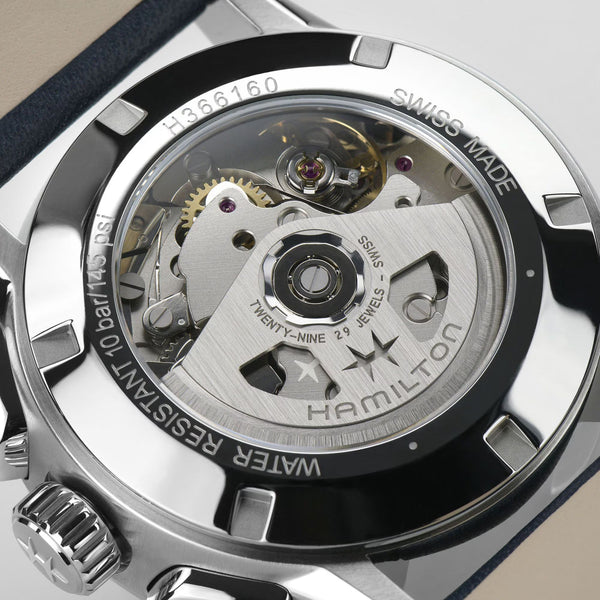Hamilton 漢米爾頓 Jazzmaster 爵士系列Performer機械計時腕錶 42mm H36616640