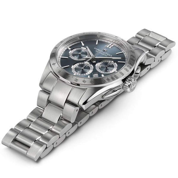 Hamilton 漢米爾頓 Jazzmaster 爵士系列Performer機械計時腕錶 42mm H36656140