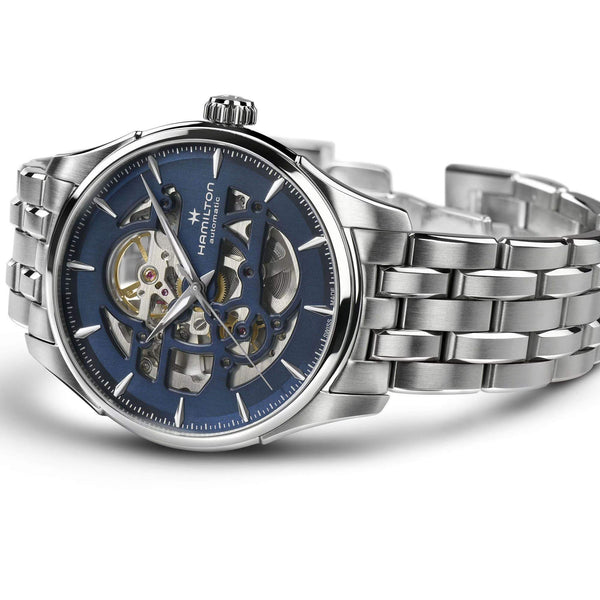 HAMILTON 漢米爾頓 JAZZMASTER 爵士系列鏤空自動機械腕錶 40mm H42535141