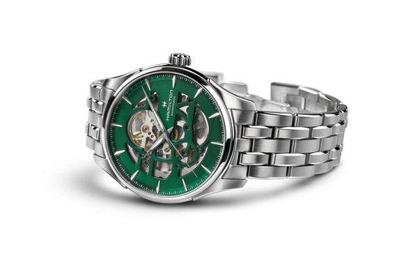 HAMILTON 漢米爾頓 JAZZMASTER 爵士系列 Skeleton 80小時鏤空自動腕錶 40mm H42535160