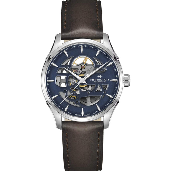 HAMILTON 漢米爾頓 JAZZMASTER 爵士系列鏤空自動機械腕錶 40mm H42535541