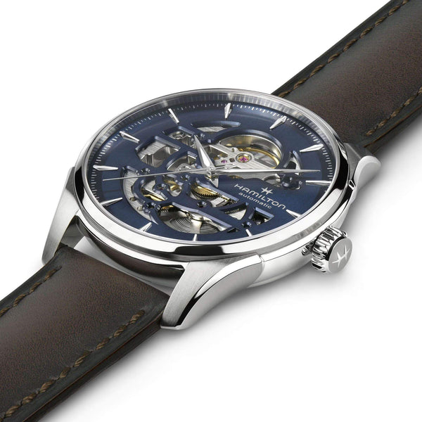 HAMILTON 漢米爾頓 JAZZMASTER 爵士系列鏤空自動機械腕錶 40mm H42535541
