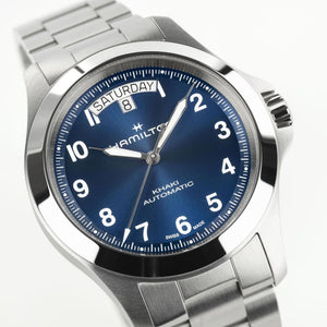 Hamilton 漢米爾頓 Khaki Field 卡其野戰 King Day-Date 星期日期80小時自動上鍊機械錶 40mm H64475140