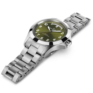 Hamilton 漢米爾頓 Khaki Field 卡其野戰 King Day-Date 星期日期80小時自動上鍊機械錶 40mm H64475160