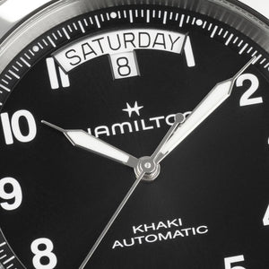 Hamilton 漢米爾頓 Khaki Field 卡其野戰 King Day-Date 星期日期80小時自動上鍊機械錶 40mm H64475531