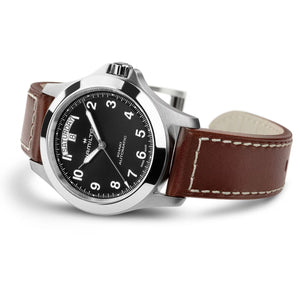 Hamilton 漢米爾頓 Khaki Field 卡其野戰 King Day-Date 星期日期80小時自動上鍊機械錶 40mm H64475531