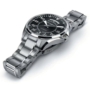 Hamilton 漢米爾頓 Khaki Aviation 卡其航空系列日期星期顯示飛行80小時機械腕錶 42mm H64615135 - 新萬國鐘錶