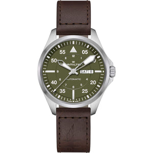 Hamilton 漢米爾頓 Khaki Aviation 卡其航空系列機械飛行錶 42mm H64635560