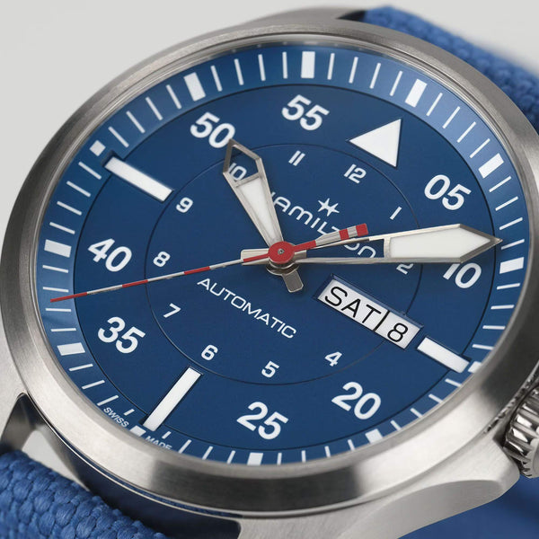 Hamilton 漢米爾頓 Khaki Aviation 卡其航空系列 AIR-GLACIERS 冰川救援隊機械飛行錶 42mm H64655941