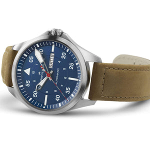 Hamilton 漢米爾頓 Khaki Aviation 卡其航空系列 AIR-GLACIERS 冰川救援隊機械飛行錶 42mm H64655941