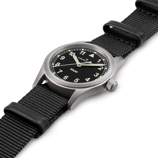 Hamilton 漢米爾頓 Khaki Field 卡其野戰石英軍事腕錶 33mm H69301430