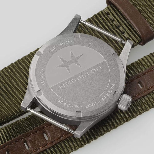 Hamilton 漢米爾頓 Khaki Field 卡其野戰石英軍事腕錶 33mm H69301910