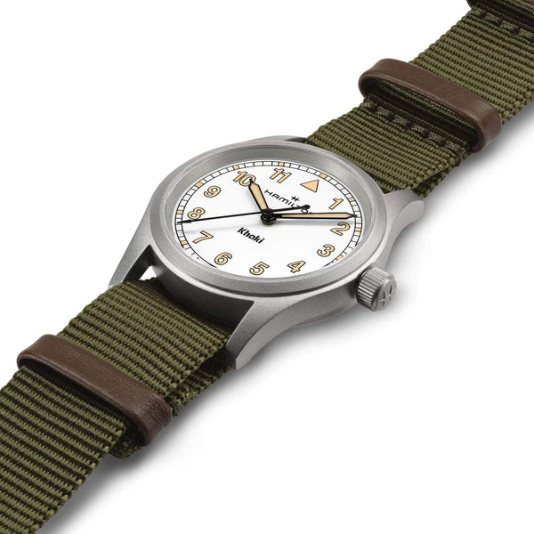 Hamilton 漢米爾頓 Khaki Field 卡其野戰石英軍事腕錶 33mm H69301910