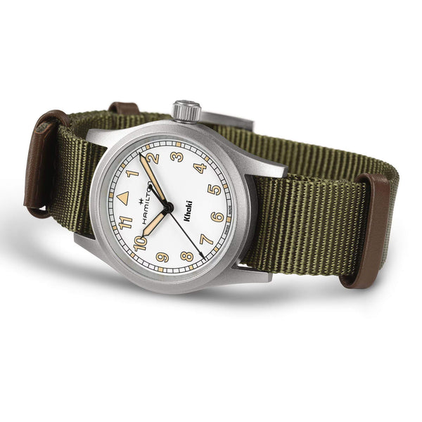 Hamilton 漢米爾頓 Khaki Field 卡其野戰石英軍事腕錶 33mm H69301910