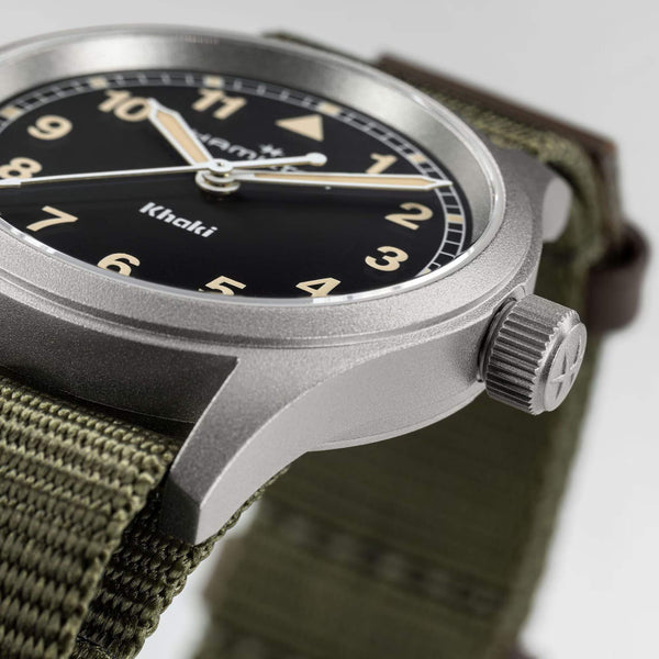 Hamilton 漢米爾頓 Khaki Field 卡其野戰石英軍事腕錶 33mm H69301930