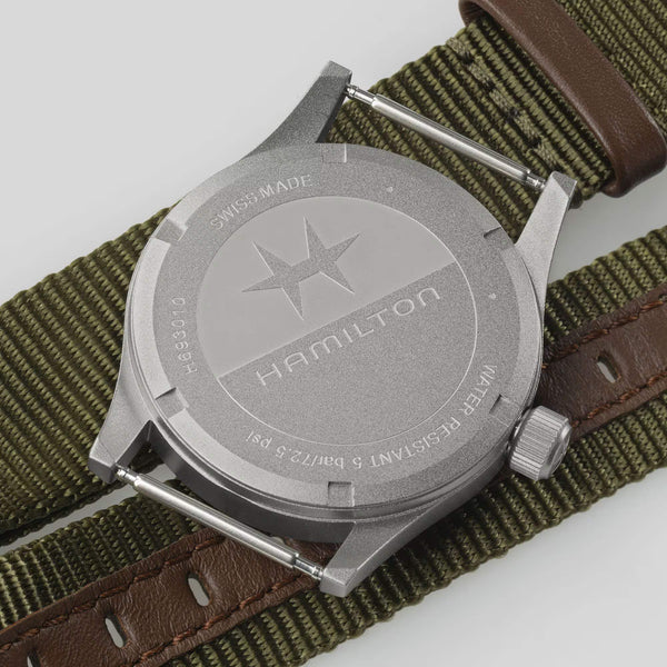 Hamilton 漢米爾頓 Khaki Field 卡其野戰石英軍事腕錶 33mm H69301930