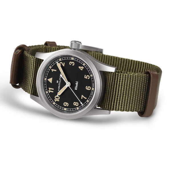 Hamilton 漢米爾頓 Khaki Field 卡其野戰石英軍事腕錶 33mm H69301930