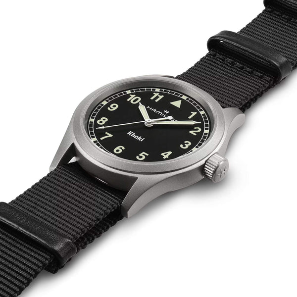 Hamilton 漢米爾頓 Khaki Field 卡其野戰石英軍事腕錶 38mm H69401430