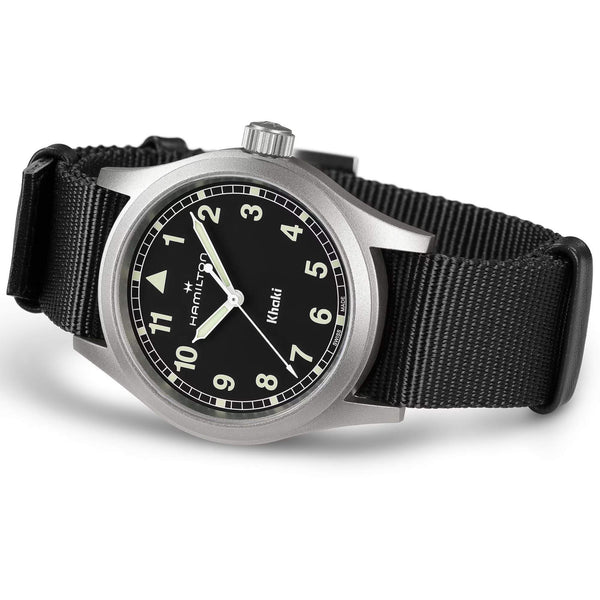 Hamilton 漢米爾頓 Khaki Field 卡其野戰石英軍事腕錶 38mm H69401430