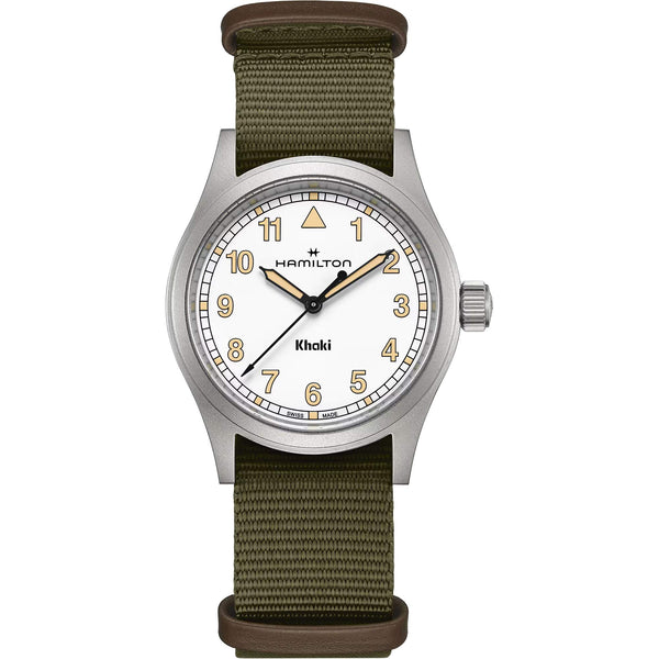 Hamilton 漢米爾頓 Khaki Field 卡其野戰石英軍事腕錶 38mm H69401910