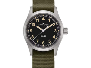 Hamilton 漢米爾頓 Khaki Field 卡其野戰石英軍事腕錶 38mm H69401930 - 新萬國鐘錶