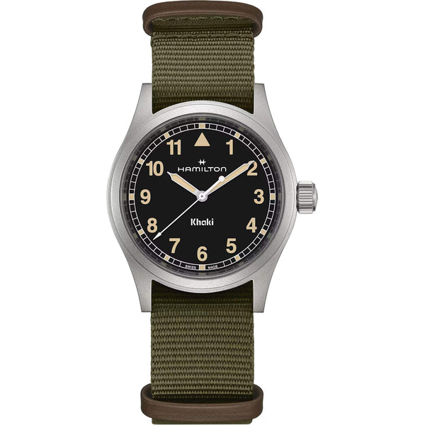 Hamilton 漢米爾頓 Khaki Field 卡其野戰石英軍事腕錶 38mm H69401930