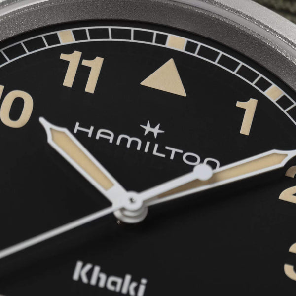 Hamilton 漢米爾頓 Khaki Field 卡其野戰石英軍事腕錶 38mm H69401930