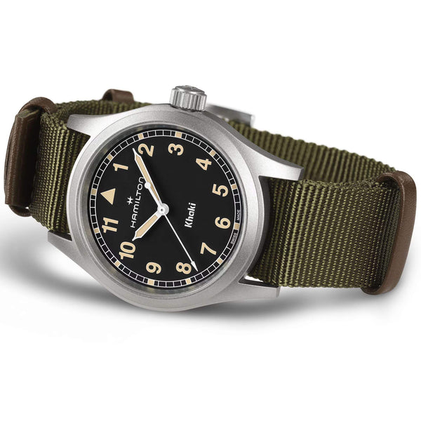 Hamilton 漢米爾頓 Khaki Field 卡其野戰石英軍事腕錶 38mm H69401930