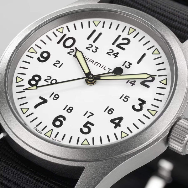 Hamilton 漢米爾頓 Khaki Field 卡其野戰系列手上鏈機械錶 38mm H69439910