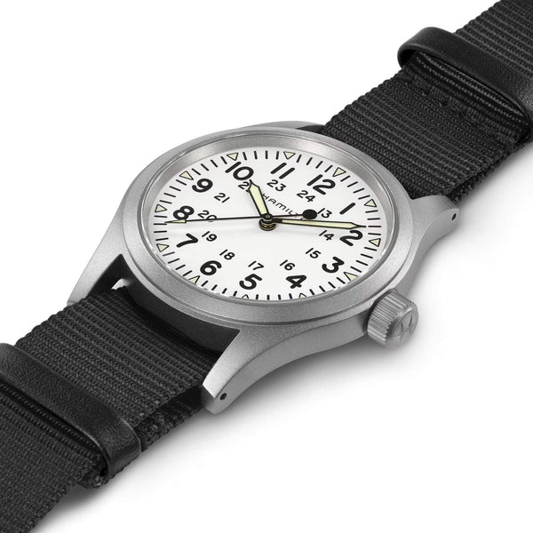Hamilton 漢米爾頓 Khaki Field 卡其野戰系列手上鏈機械錶 38mm H69439910