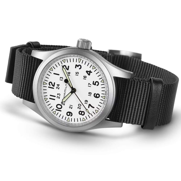 Hamilton 漢米爾頓 Khaki Field 卡其野戰系列手上鏈機械錶 38mm H69439910