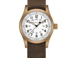 Hamilton 漢米爾頓 Khaki Field 卡其野戰系列手上鏈機械青銅錶 38mm H69459510 - 新萬國鐘錶